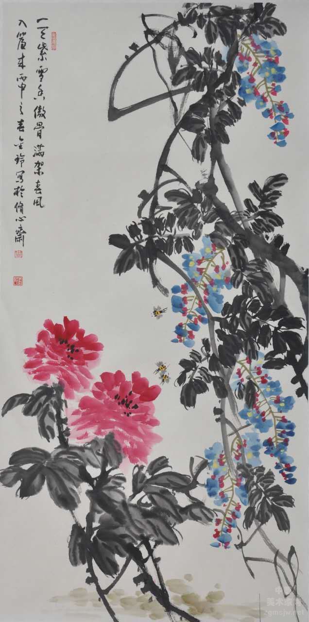 李金玲 中国九三学社社员,中国书画研究院艺委会委员,山东省美术家